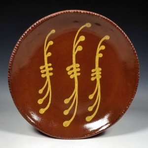 Round Plate, 3 Swags