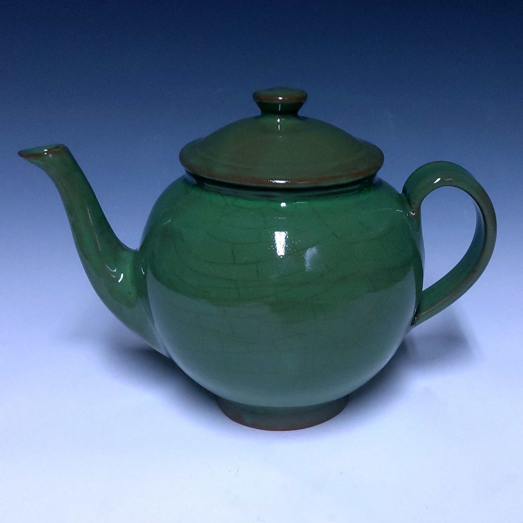 Teapot, Green - Stephen Earp