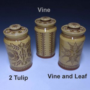 Canisters, Sgraffito