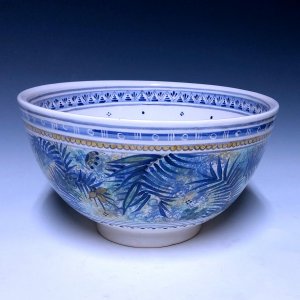Punch Bowl, Large, Sponged Galway