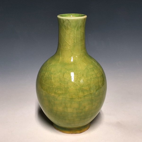 Bottle Vase, Green