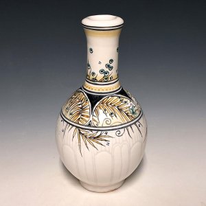 Bottle Vase, Rutile Vines