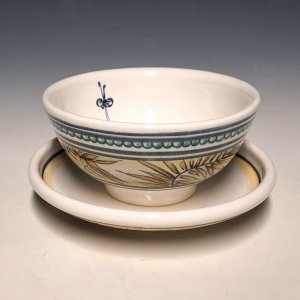 Teacup and Saucer, Banded Galway