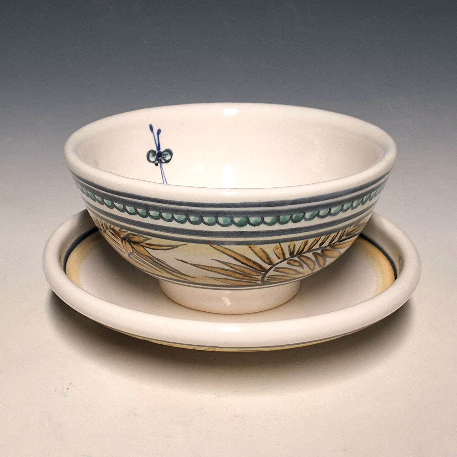 Teacup and Saucer, Banded Galway