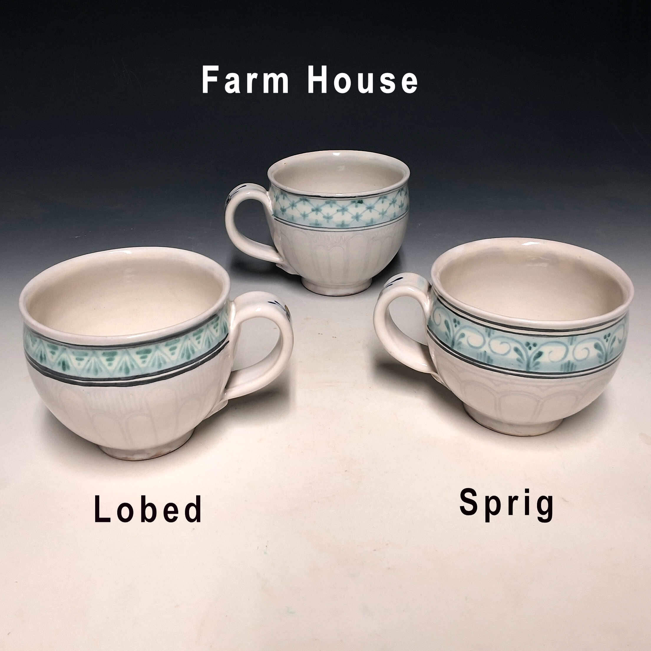Round Mugs, Copper, Top